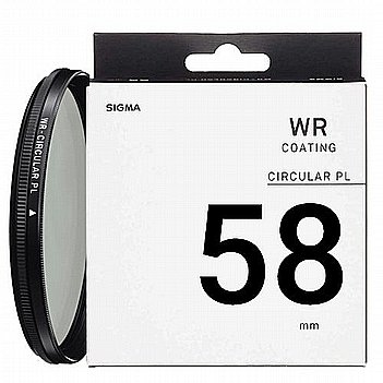 ����� ���� ��� SIGMA WR CIRCULAR PL FILTER 58MM
